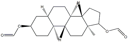 5β-Androstane-3α,17β-diol diformate Structure