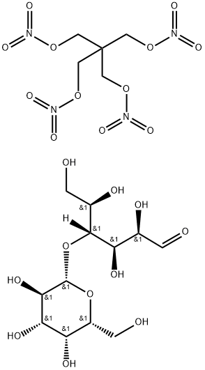 PENTAERYTHRITOL TETRANITRATE:LACTOSE 1:4 化学構造式