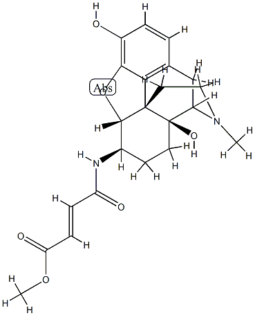 Oxymorphone fumarate methyl ester  Structure