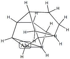 5,8-Methano-1,2,4-methenoazulene,decahydro-,(1-alpha-,2-alpha-,3a-bta-,4-alpha-,5-alpha-,8-alpha-,8a-bta-)-(9CI) Struktur