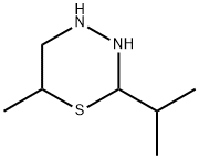 2H-1,3,4-Thiadiazine,tetrahydro-6-methyl-2-(1-methylethyl)-(9CI) Struktur