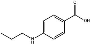 4-(プロピルアミノ)安息香酸 化学構造式