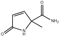 1H-Pyrrole-2-carboxamide,2,5-dihydro-2-methyl-5-oxo-(9CI) Struktur