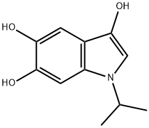 1H-Indole-3,5,6-triol,1-(1-methylethyl)-(9CI) Structure