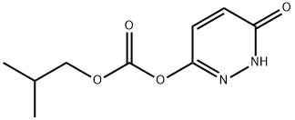Carbonic acid 1,6-dihydro-6-oxopyridazin-3-yl=2-methylpropyl ester Structure