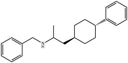 N-[1-Methyl-2-(4α-phenylcyclohexan-1β-yl)ethyl]benzenemethanamine Structure