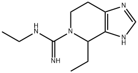 5H-Imidazo[4,5-c]pyridine-5-carboximidamide,N,4-diethyl-1,4,6,7-tetrahydro-(9CI),740749-05-7,结构式
