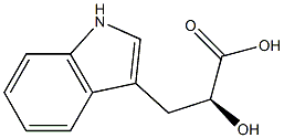 S-2-羟基-3-吲哚基丙酸, 7417-65-4, 结构式
