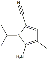 1H-Pyrrole-2-carbonitrile,5-amino-4-methyl-1-(1-methylethyl)-(9CI) Structure