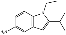 1H-Indol-5-amine,1-ethyl-2-(1-methylethyl)-(9CI) Structure