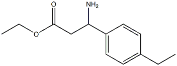 Benzenepropanoic acid, ba-amino-4-ethyl-, ethyl ester (9CI) Structure