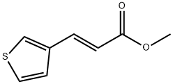 2-Propenoic acid, 3-(3-thienyl)-, methyl ester, (2E)- Struktur