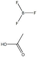 三フッ化ホウ素酢酸錯塩 化学構造式