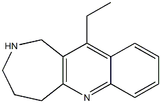 1H-Azepino[4,3-b]quinoline,11-ethyl-2,3,4,5-tetrahydro-(9CI) Structure