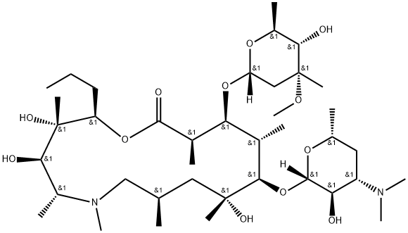 阿奇霉素EP杂质O, 763924-54-5, 结构式