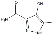 1H-Pyrazole-3-carboxamide,4-hydroxy-5-methyl-(9CI) Structure