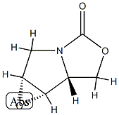 2H,4H-Oxireno[3,4]pyrrolo[1,2-c]oxazol-4-one,tetrahydro-,(1aR,6aR,6bS)- Structure