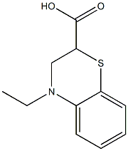 2H-1,4-Benzothiazine-2-carboxylicacid,4-ethyl-3,4-dihydro-(9CI) Structure