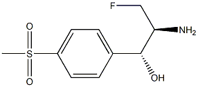 氟甲砜霉素胺 结构式