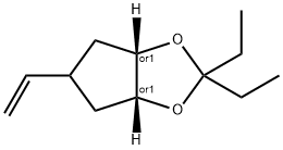 4H-Cyclopenta-1,3-dioxole,5-ethenyl-2,2-diethyltetrahydro-,(3aR,6aS)-rel-(9CI)|