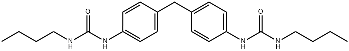 Urea, N,N-(methylenedi-4,1-phenylene)bisN-butyl- Structure