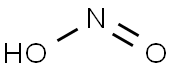 亜硝酸 化学構造式
