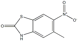 2(3H)-Benzothiazolone,5-methyl-6-nitro-(9CI) 结构式