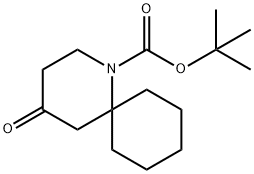 TERT-BUTYL 4-OXO-1-AZASPIRO[5.5]UNDECANE-1-CARBOXYLATE Structure