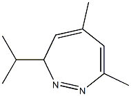 3H-1,2-Diazepine,5,7-dimethyl-3-(1-methylethyl)-(9CI) Structure
