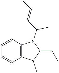 791020-86-5 1H-Indole,2-ethyl-2,3-dihydro-3-methyl-1-(1-methyl-2-butenyl)-(9CI)