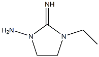 1-Imidazolidinamine,3-ethyl-2-imino-(9CI) Struktur