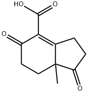 1H-Indene-4-carboxylicacid,2,3,5,6,7,7a-hexahydro-7a-methyl-1,5-dioxo-(9CI) 结构式
