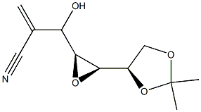 D-altro-Heptononitrile, 4,5-anhydro-2-deoxy-2-methylene-6,7-O-(1-methylethylidene)- (9CI) Struktur