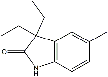 2H-Indol-2-one,3,3-diethyl-1,3-dihydro-5-methyl-(9CI)|