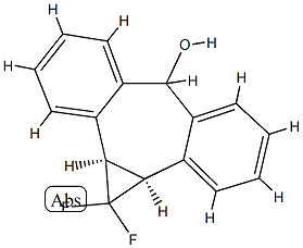 1,1-Difluorocyclopropane Dibenzosuberol, 797790-94-4, 结构式