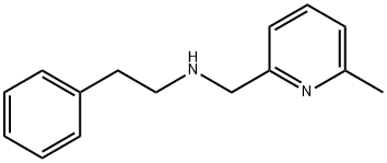 2-Pyridinemethanamine,6-methyl-N-(2-phenylethyl)-(9CI) Structure