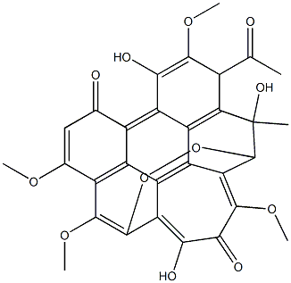 peroxyhypocrellin Structure