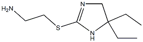 2-Imidazoline,2-[(2-aminoethyl)thio]-4,4-diethyl-(8CI) Struktur
