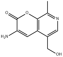 2H-Pyrano[2,3-c]pyridin-2-one,3-amino-5-(hydroxymethyl)-8-methyl-(8CI)|