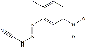 3-Triazenecarbonitrile,1-(5-nitro-o-tolyl)-(8CI) 结构式