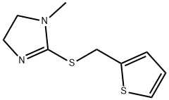 2-Imidazoline,1-methyl-2-(2-thenylthio)-(8CI) Struktur