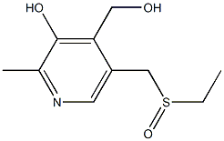 4-Pyridinemethanol,5-[(ethylsulfinyl)methyl]-3-hydroxy-2-methyl-(8CI)|