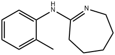 1H-Azepine,hexahydro-2-(o-tolylimino)-(8CI) Structure