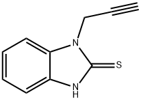 2H-Benzimidazole-2-thione,1,3-dihydro-1-(2-propynyl)-(9CI) Struktur