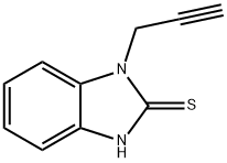 2H-Benzimidazole-2-thione,1,3-dihydro-1-(2-propynyl)-(9CI) 结构式
