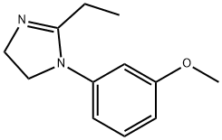 2-Imidazoline,2-ethyl-1-(m-methoxyphenyl)-(8CI) Structure