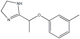 2-Imidazoline,2-[1-(m-tolyloxy)ethyl]-(8CI) Structure