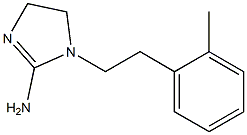 1H-Imidazol-2-amine,4,5-dihydro-1-[2-(2-methylphenyl)ethyl]-(9CI) Structure