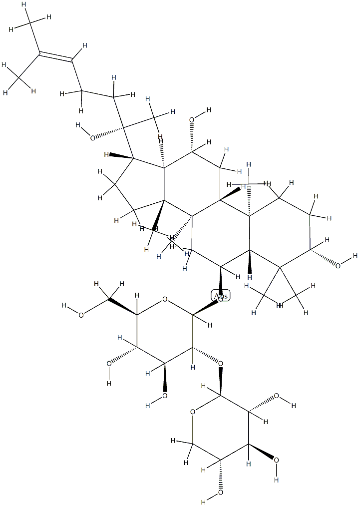 三七皂苷R2, 80418-25-3, 结构式