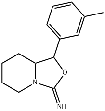 3H-Oxazolo[3,4-a]pyridin-3-imine,hexahydro-1-(3-methylphenyl)-(9CI) 结构式
